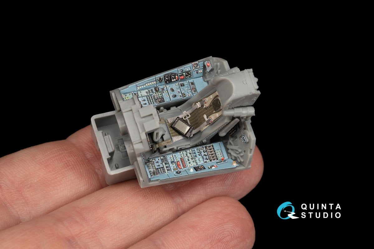 Quinta Studio QD48173 Su-33 3D-Printed &amp;amp; coloured Interior on decal paper (for Minibase kit) 1/48 – zdjęcie 7