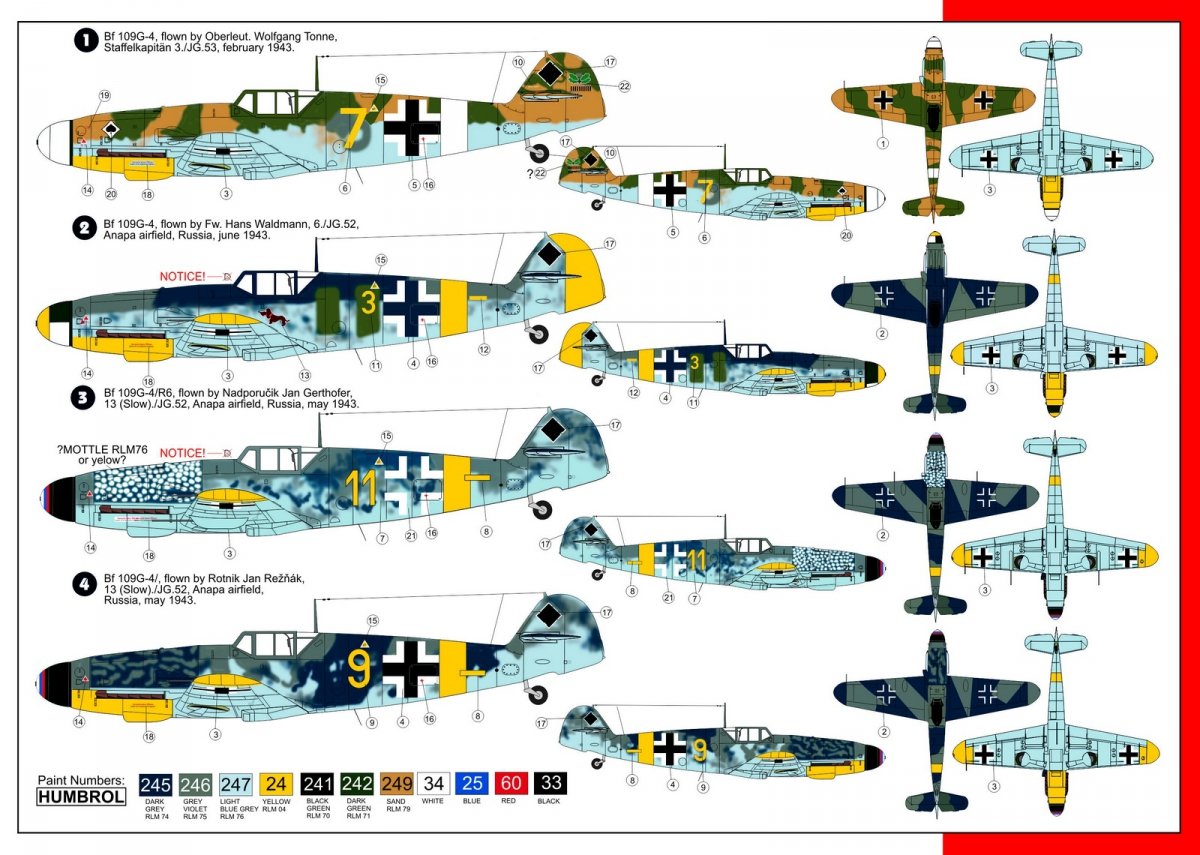 AZ Model AZ7469 Messerschmitt Bf-109G-4 Gustav4 1/72 – Bild 2