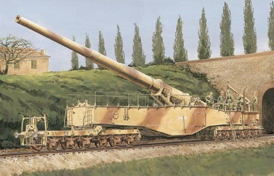 Dragon 6200 German Railway Gun 28 cm K5(E) 1/35 – immagine 2
