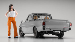 Hasegawa SP626 Datsun Sunny Truck Long Body Deluxe w/ Girl&amp;#39;s Figure 1/24 – image 2
