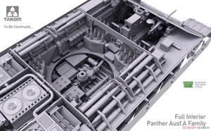 Takom 2099 Panther Ausf. A late prod. (full interior) 1/35 – zdjęcie 4