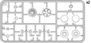 MiniArt 37060 T-62 WHEELS SET 1/35 – imagen 3
