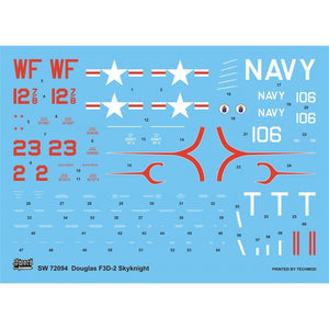Sword 72094 F3D-2 Skyknight VF-11/VMF(N)513 1/72 – imagen 5