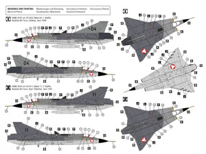 Hobby 2000 72056 Saab 35ÖE/35FS Draken ( HASEGAWA + CARTOGRAF + MASKI ) 1/72 – Bild 2