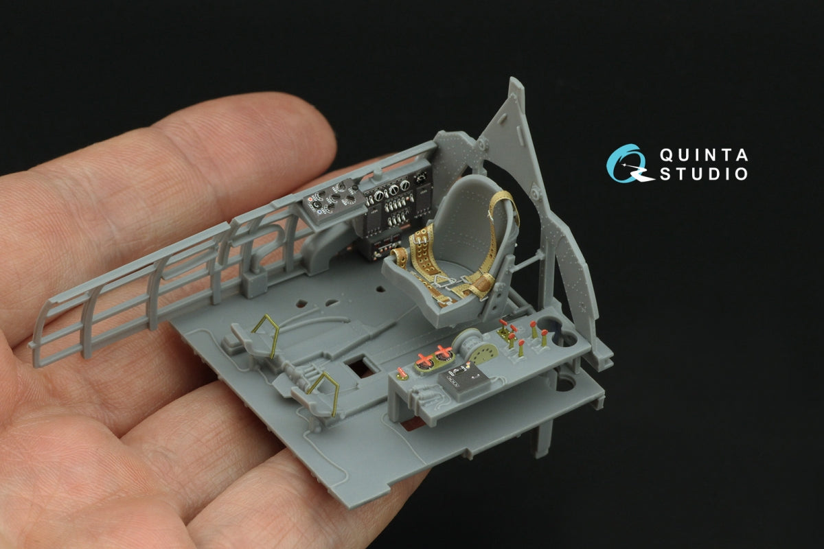 Quinta Studio QD32240 Mitsubishi J2M3 Raiden 3D-Printed &amp;amp; coloured Interior on decal paper (Zoukei Mura) 1/32 – imagen 6