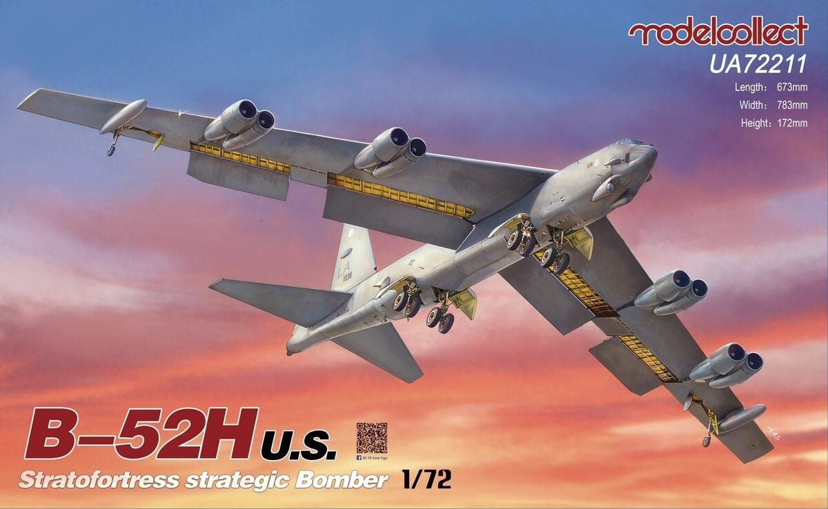 Modelcollect UA72211 B-52H US Stratofortress Bombardier stratégique 1/72