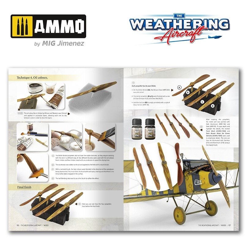 Ammo of Mig 5219 The Weathering Aircraft Issue 19. WOOD (English) – zdjęcie 3