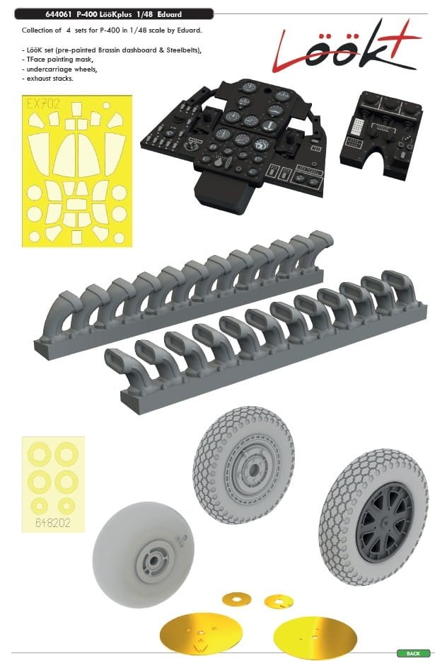Eduard 644061 LOOKplus P-400 1/48 pour Eduard