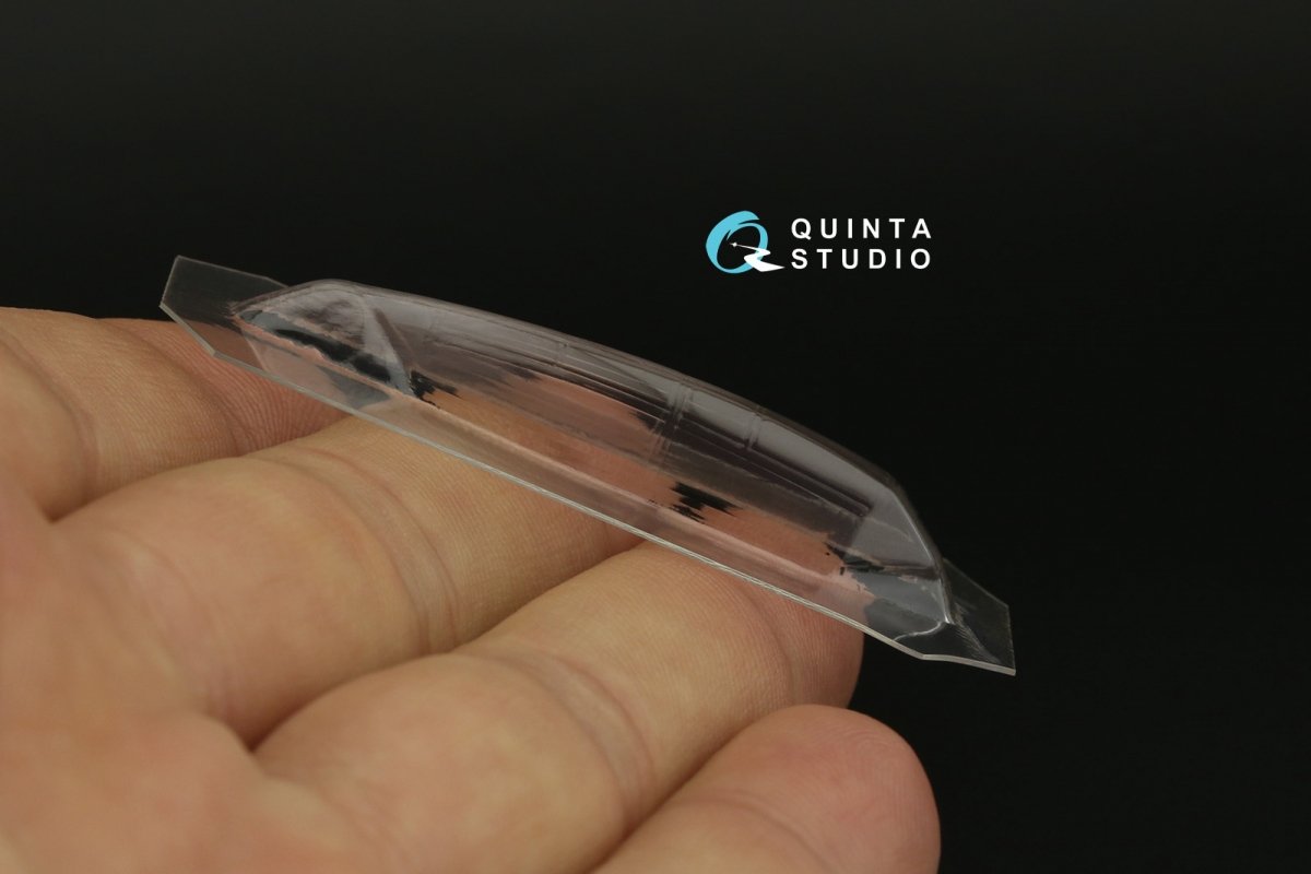 Quinta Studio QC72050 Me-262B-1a vacuumed clear canopy (Revell) 1/72 – immagine 3