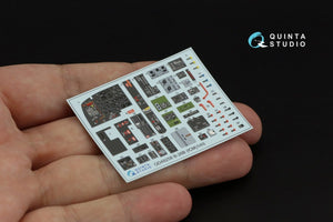 Intérieur imprimé en 3D et coloré sur papier décalcomanie Quinta Studio QD48258 A(B)-26B (ICM) 1/48 – image 4