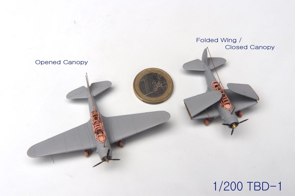 MK1 Design MS-20018 WW II USS DECK PLANE SET for CV-6 Enterprise 1/200 – immagine 12