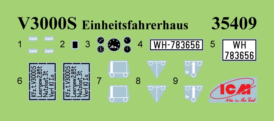 ICM 35455 Sd.Kfz.3b with Flak 38 Truppenluftschutzwagen 1/35 – zdjęcie 3