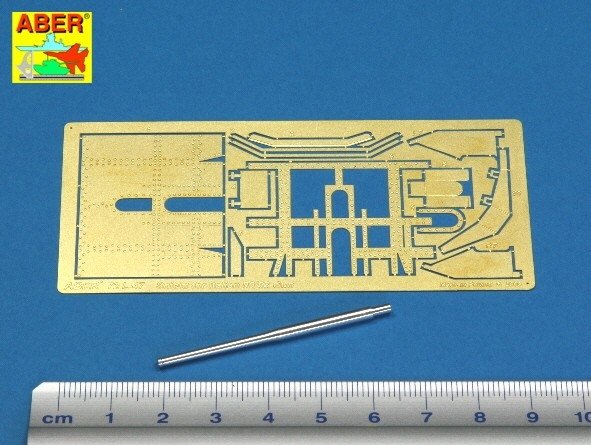 Aber 72L-47 Italian 90mm barrel for 90/53 Gun and additional fully detailed shield 1/72 – image 2