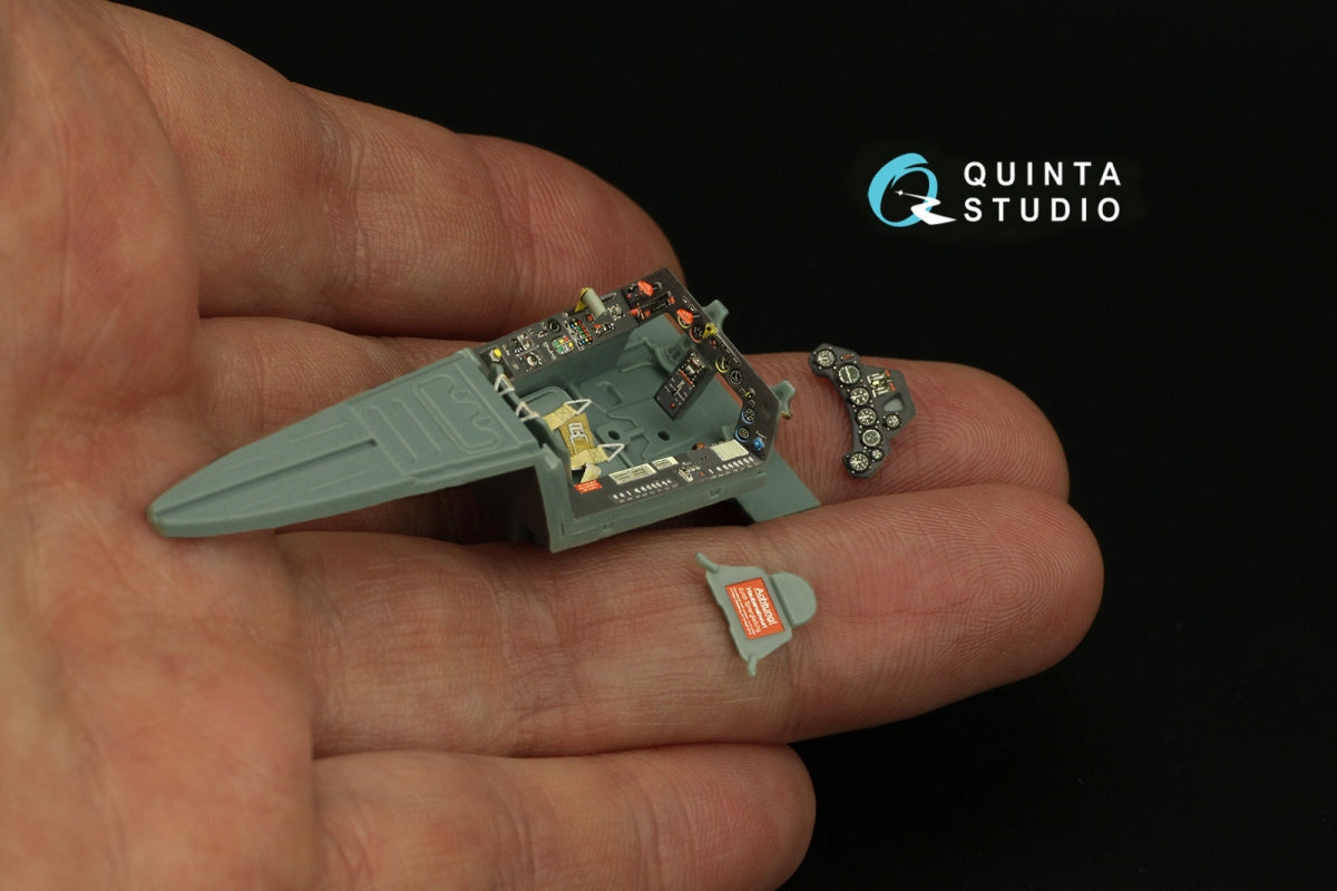 Quinta Studio QD48315 Fw 190A-5/6 3D-Printed &amp;amp; coloured Interior on decal paper (Eduard) 1/48 – Bild 9