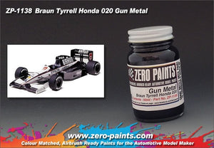 Zero Paints ZP-1138 Gun Metal Paint for Braun Tyrrell Honda 020 60ml – Bild 2