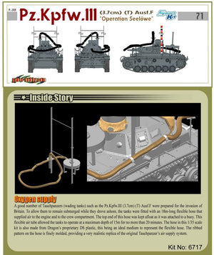 Cyber Hobby 6717 Pz. Kpfw. 111(3.7cm)(T) Ausf. F, Operation Seelowe 1/35 – immagine 2