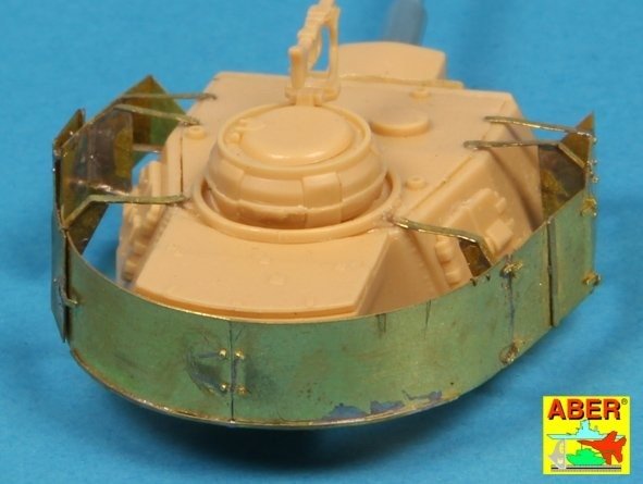 Aber 72A06 Osłony wieży do PzKpfw IV / Turret skirts for PzKpfw IV 1/72 – Bild 4