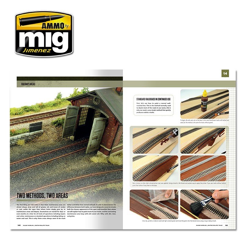 AMMO de Mig Jimenez 6250 ÉCOLE DE MODÉLISME - MODÉLISME FERROVIAIRE : PEINTURE DE TRAINS RÉALISTES – image 8