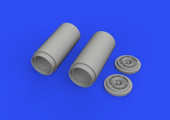 Eduard 648590 MiG-19 exhaust nozzles EDUARD/TRUMPETER 1/48 – immagine 3