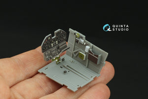 Quinta Studio QD32122 P-40E War Hawk 3D-Printed &amp;amp; coloured Interior on decal paper (Trumpeter) 1/32 – immagine 9
