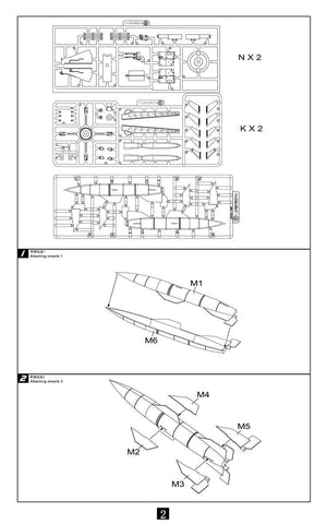 Modelcollect UA72141 German WWII Wasserfall Ferngelenkte Flakrakete 1+1 pack 1/72 – Bild 4