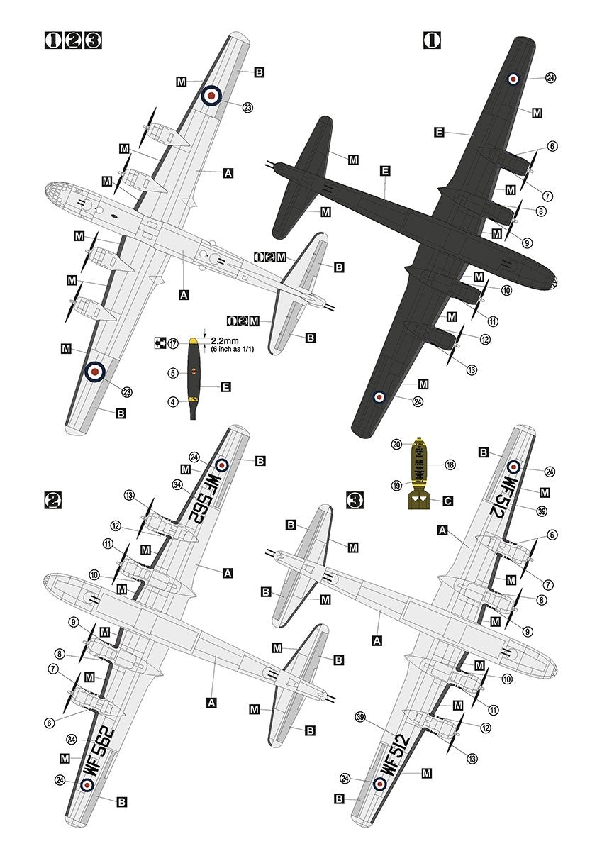 Hobby 2000 72069 Washington B.1 ( ACADEMY + CARTOGRAPH + MASKS ) 1/72 – image 4
