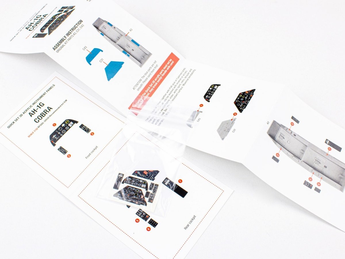 Red Fox Studio QS-32030 AH-1G Cobra (Early) ICM 1/32 – Bild 2