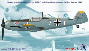 Wingsy Kits D5-08 German WWII Fighter MESSERSCHMITT Bf 109 E-3 1/48 – Bild 15