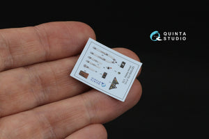 Quinta Studio QD72055 PZL P.11С 3D-Printed &amp;amp; coloured Interior on decal paper (Arma Hobby) 1/72 – imagen 4