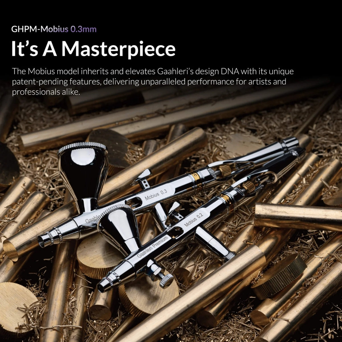 Gaahleri 40867 Premium Series GHPM-Mobius 0,3 mm Airbrush