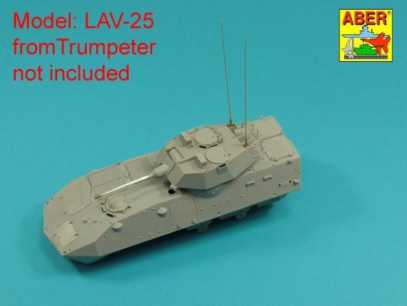 Aber R-44 Zestaw 2 anten VHF pojazdów NATO / Set of 2 NATO antennas with mount bases 1/35 – immagine 7