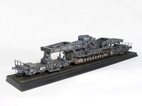 Trumpeter 00209 Morser Karl-Gerat 040/041 sur transporteur ferroviaire (1/35) – image 3