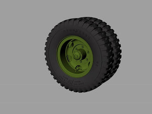 Panzer Art RE35-529 M35&amp;amp;M109 trucks road wheels (Goodyear) 1/35 – Bild 2