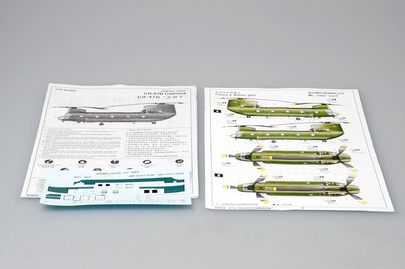 Trumpeter 01622 CH-47D &amp;quot;CHINOOK&amp;quot; 1/72 – immagine 4