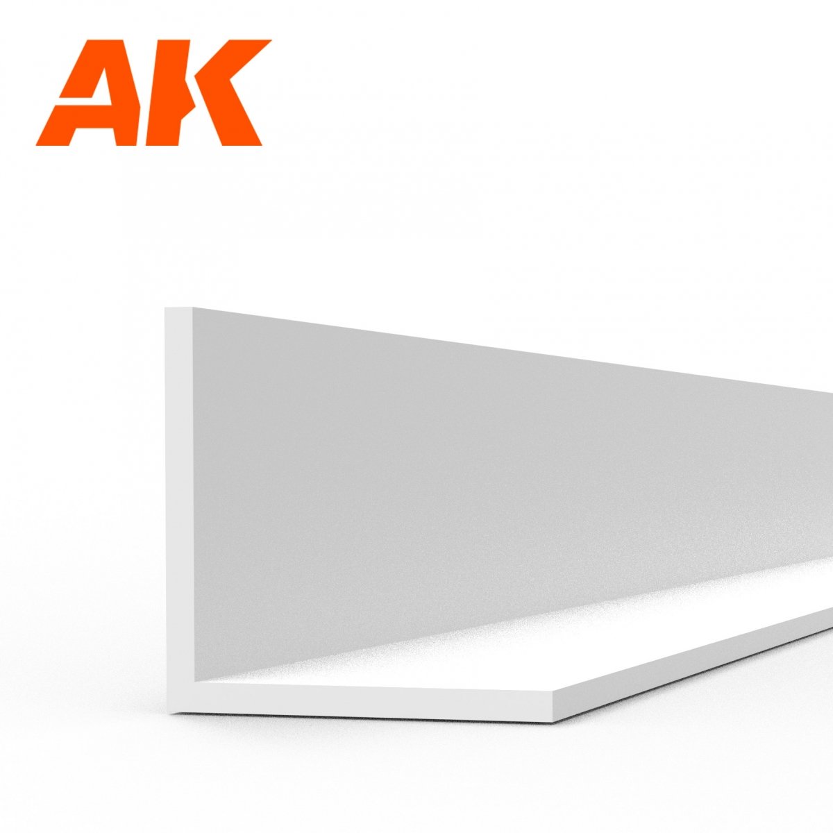AK Interactive AK6562 ANGLE 4.0 X 4.0 X 350MM – STYRENE ANGLE – (3 UNITS) – immagine 2