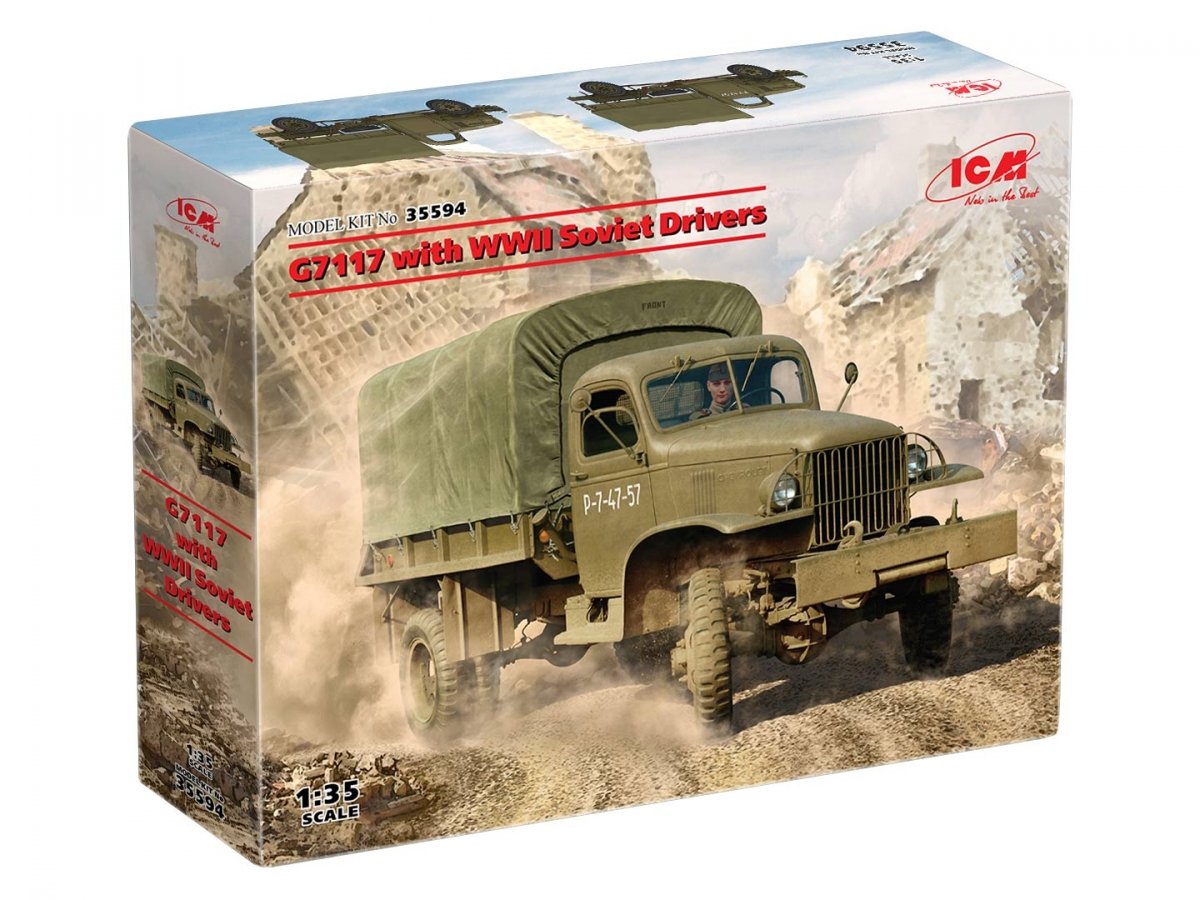 ICM 35594 G7117 with Soviet Drivers 1/35 – immagine 14