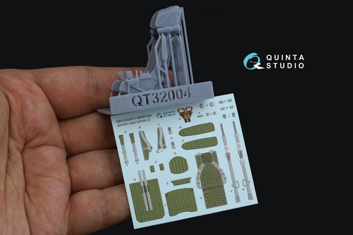 Quinta Studio QR+32039 K-36DM Series2 (late) ejection seat (for MiG-29, MiG-31, Su-27, Su-33, Su-34 aircraft since 2008) (All kits) 1/32 – Bild 2