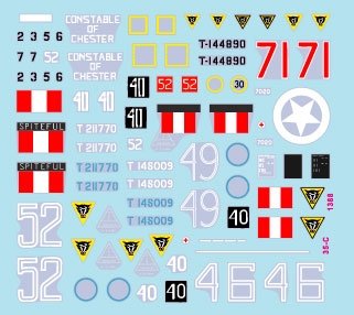 Star Decals 35-C1388 Sherman Mk V tanks. British 79th Armoured Division. 1/35 – imagen 2