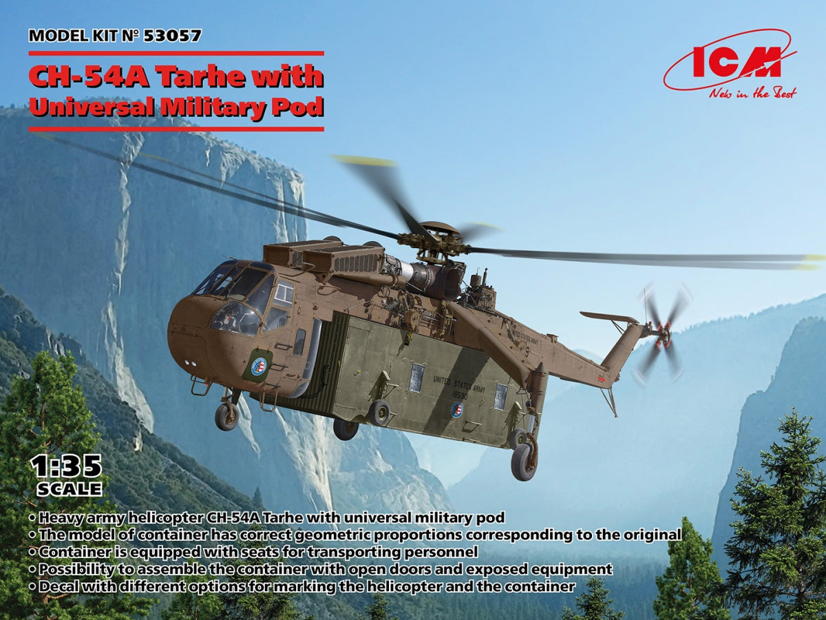 ICM 53057 CH-54A Tarhe avec Pod Militaire Universel 1/35 – image 2
