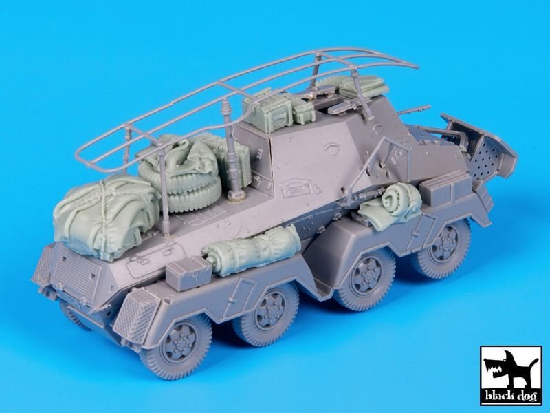 Black Dog T72058 Sd Kfz 263 accessories set for Dragon 1/72 – zdjęcie 4