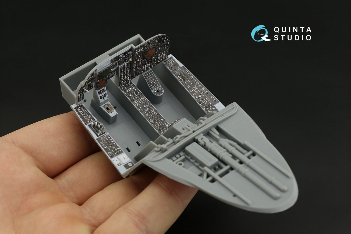 Quinta Studio QDS-32108 A-6A Intruder 3D-Printed &amp;amp; coloured Interior on decal paper (Trumpeter) (Small version) 1/32 – immagine 4