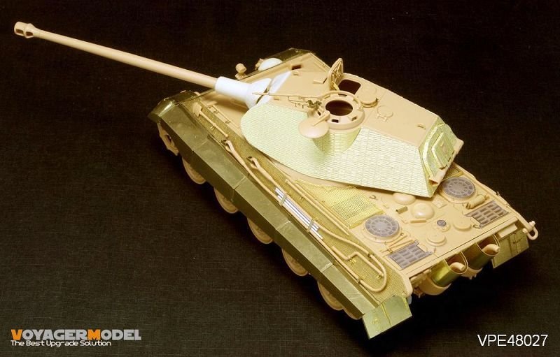 Voyager Model VPE48027 Photo Etched set for KING TIGER porsche (For TAMIYA32539) 1/48 – Bild 4