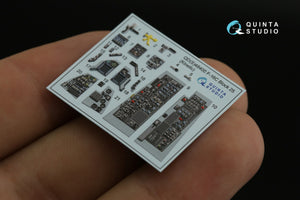 Quinta Studio QDS-48400 F-16C block 25 3D-Printed colored Interior on decal paper (Kinetic 2022 tool) (Small version) 1/48 – image 2