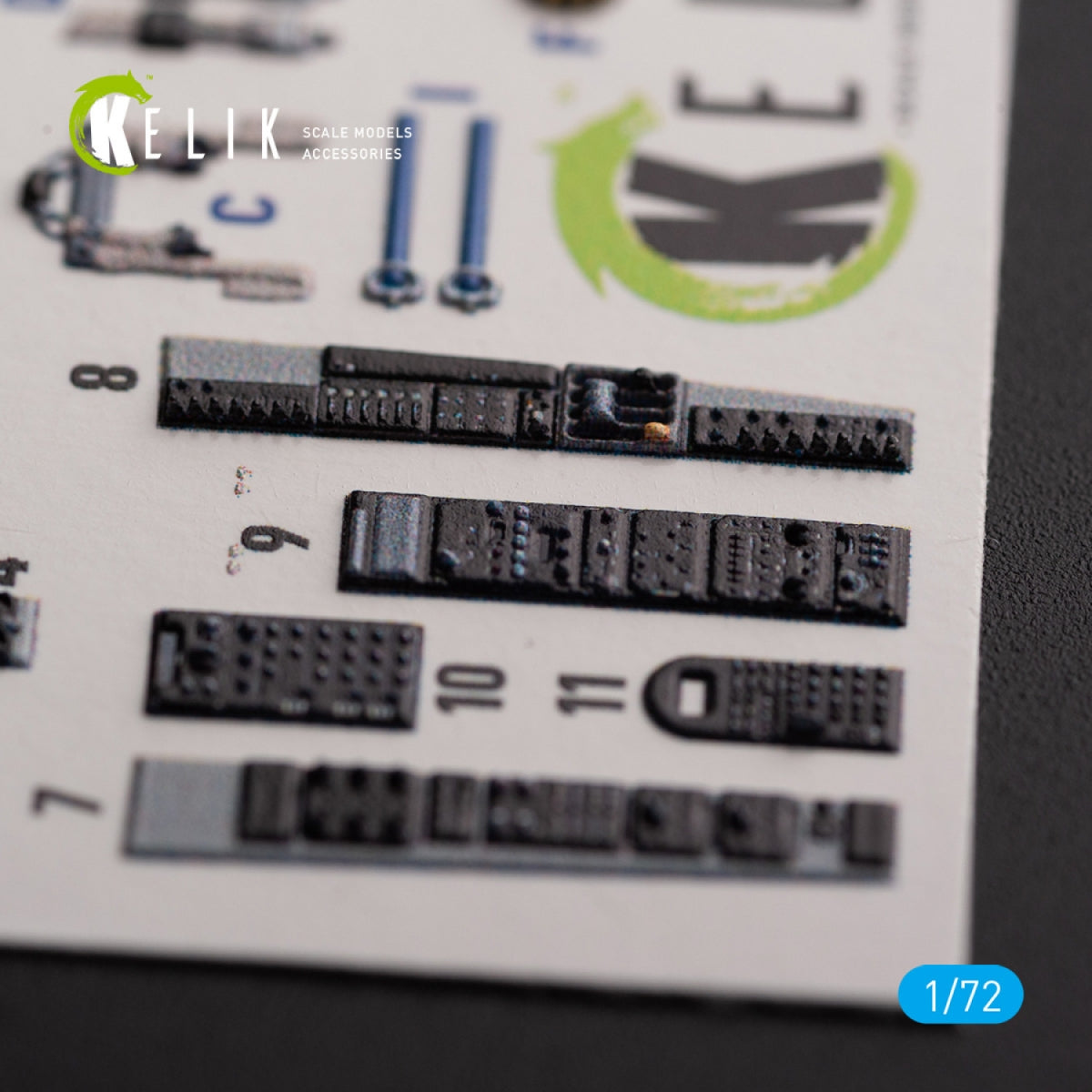 KELIK K72129 A-6E Intruder - interior 3D decals for Trumpeter kit 1/72 – zdjęcie 3