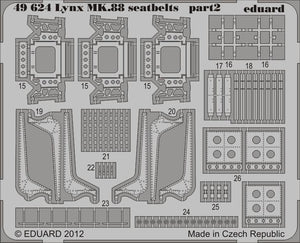 Eduard 49624 Lynx Mk.88 seatbelts 1/48 (Airfix) – immagine 2