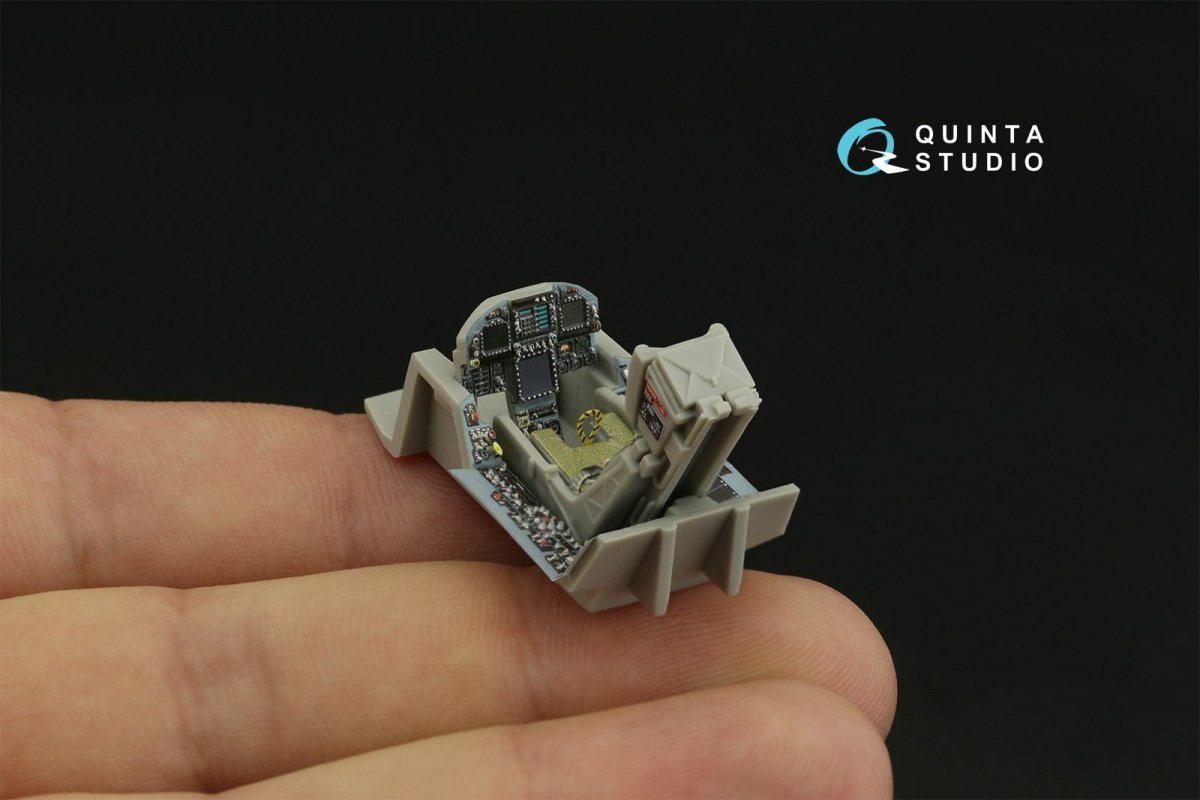 Quinta Studio QD48278 F/A-18А++ 3D-Printed &amp;amp; coloured Interior on decal paper (HobbyBoss) 1/48 – zdjęcie 12
