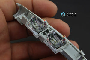Intérieur imprimé en 3D et coloré sur papier décalcomanie Quinta Studio QD72024 F-14A (pour maquette Academy) au 1/72 – image 4
