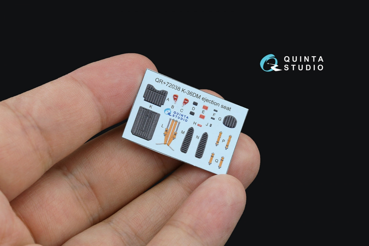 Quinta Studio QD+72117 Su-24MR 3D-Printed coloured Interior on decal paper (Zvezda) (with 3D-printed resin part) 1/72 – zdjęcie 7