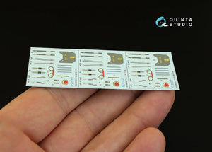 Quinta Studio QD48055 F-4J 3D-Printed &amp;amp; coloured Interior on decal paper (for ZM SWS kit) 1/48 – Bild 3