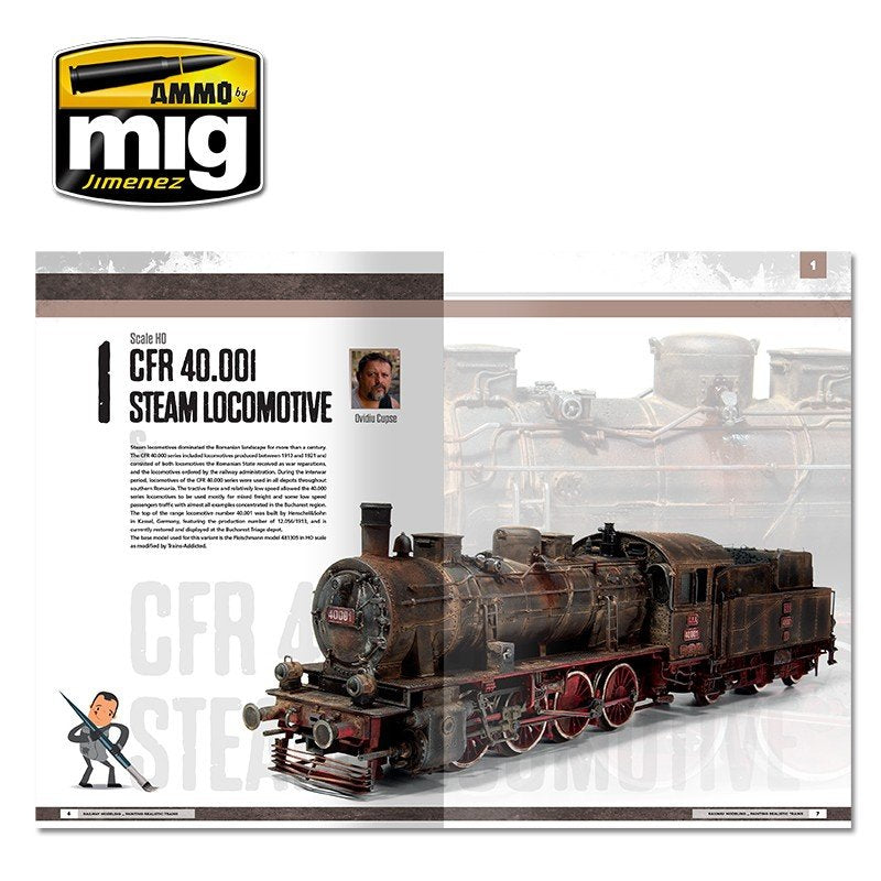 AMMO de Mig Jimenez 6250 ÉCOLE DE MODÉLISME - MODÉLISME FERROVIAIRE : PEINTURE DE TRAINS RÉALISTES – image 2